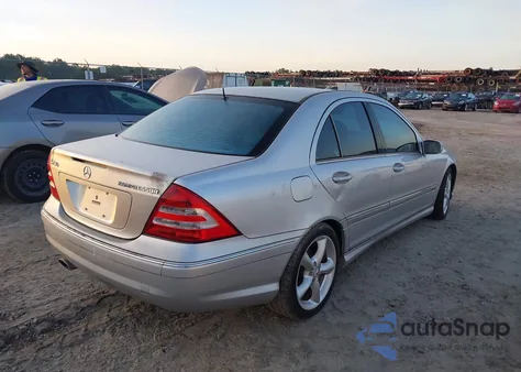 2005 Mercedes-Benz C 230 Kompressor Sport from USA, damaged, VIN WDBRF40J25F627419